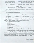 Biên nhận hồ sơ và hẹn trả kết quả